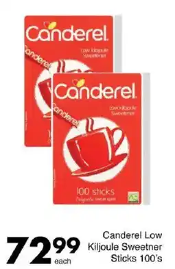 Save Canderel Low Kiljoule Sweetner Sticks offer