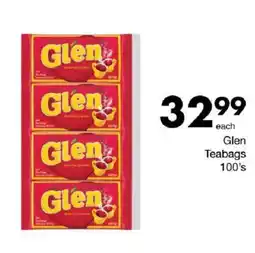 Save Glen Teabags offer