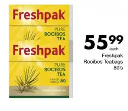 Save Freshpak Rooibos Teabags offer