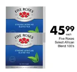 Save Five Roses Select African Blend offer