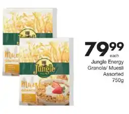 Save Jungle Energy Granola/ Muesli Assorted offer