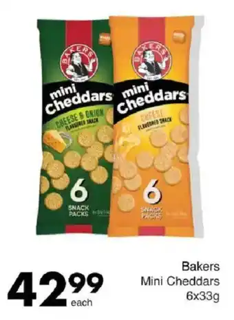 Save Bakers Mini Cheddars offer