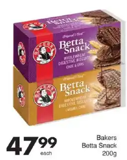 Save Bakers Betta Snack offer