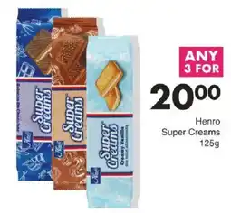 Save Henro Super Creams offer