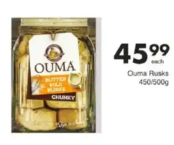 Save Ouma Rusks offer