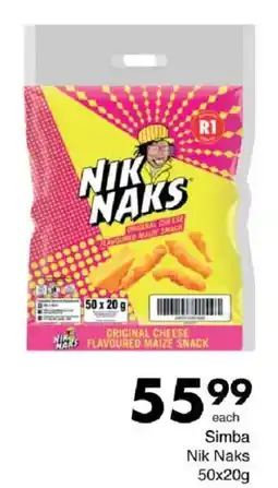 Save Simba Nik Naks offer