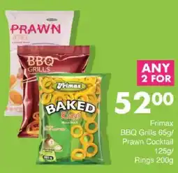 Save Frimax BBQ Grills/ Prawn Cocktail/ Rings offer