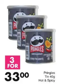 Save Pringles Tin Hot & Spicy offer
