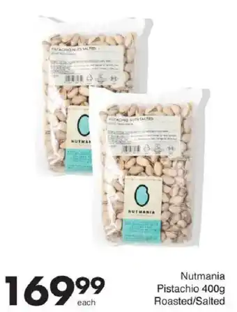 Save Nutmania Pistachio Roasted/ Salted offer