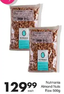 Save Nutmania Almond Nuts Raw offer