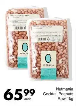 Save Nutmania Cocktail Peanuts Raw offer