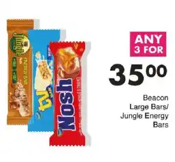 Save Beacon Large Bars/ Jungle Energy Bars offer