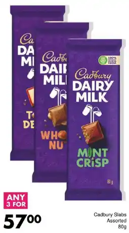 Save Cadbury Slabs Assorted offer