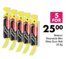 Save Beacon Maynards Mini Wine Gum Roll offer