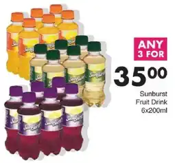 Save Sunburst Fruit Drink offer
