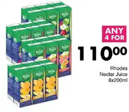 Save Rhodes Nectar Juice offer
