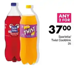 Save Sparletta/ Twist Cooldrink offer