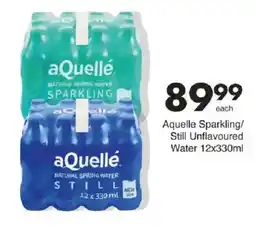Save Aquelle Sparkling/ Still Unflavoured Water offer