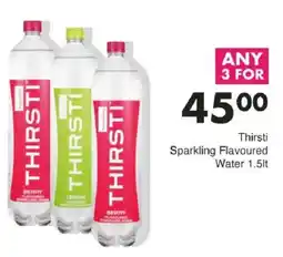 Save Thirsti Sparkling Flavoured Water offer
