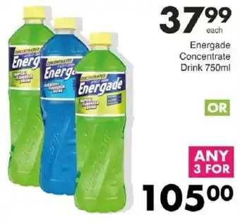 Save Energade Concentrate Drink offer