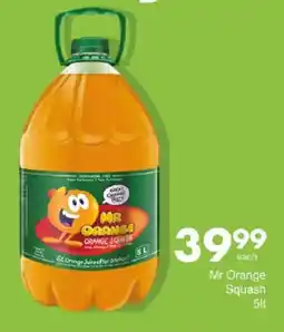 Save Mr Orange Squash offer