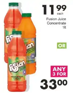 Save Fusion Juice Concentrate offer
