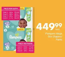 Save Pampers Mega Box Diapers/ Pants offer