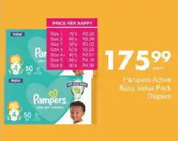 Save Pampers Active Baby Value Pack Diapers offer