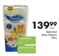 Save Splended Baby Diapers offer