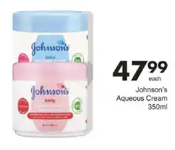 Save Johnson's Aqueous Cream offer