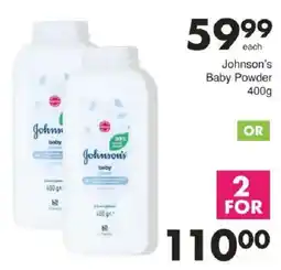 Save Johnson's Baby Powder offer