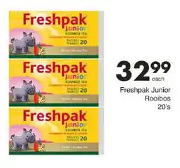 Save Freshpak Junior Rooibos offer