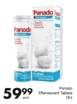 Save Panado Effervescent Tablets offer