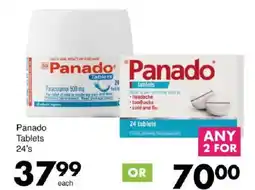 Save Panado Tablets offer