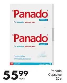 Save Panado Capsules offer