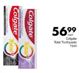 Save Colgate Total Toothpaste offer