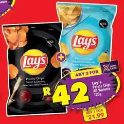 Shoprite Lay's Potato Chips All Variants offer