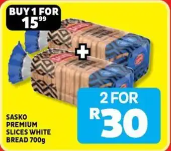 Usave Sasko premium slices white bread offer