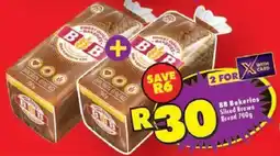 Shoprite BB Bakeries Sliced Brown Bread offer
