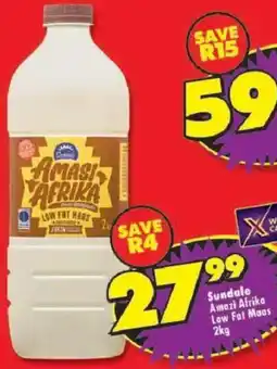 Shoprite Sundale Amazi Afrika Low Fat Maas offer