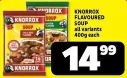Usave Knorrox flavoured soup offer