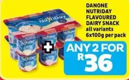 Usave Danone nutriday flavoured dairy snack offer