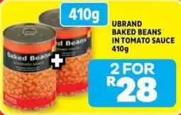 Usave Ubrand baked beans in tomato sauce offer