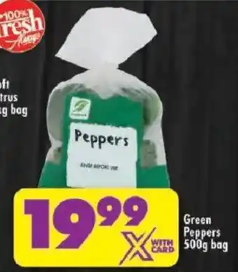 Shoprite Green Peppers offer
