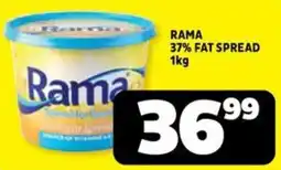 Usave Rama 37% fat spread offer