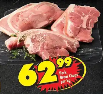 Shoprite Pork Braai Chops offer