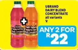 Usave Ubrand dairy blend concentrate offer