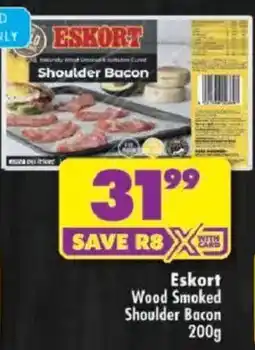 Shoprite Eskort Wood Smoked Shoulder Bacon offer