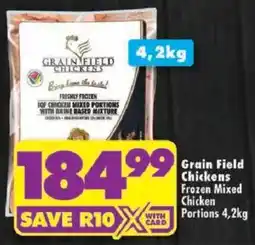 Shoprite Grain Field Chickens Frozen Mixed Chicken Portions offer