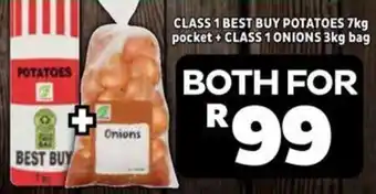 Usave Class 1 best buy potatoes and Class 1 onions offer